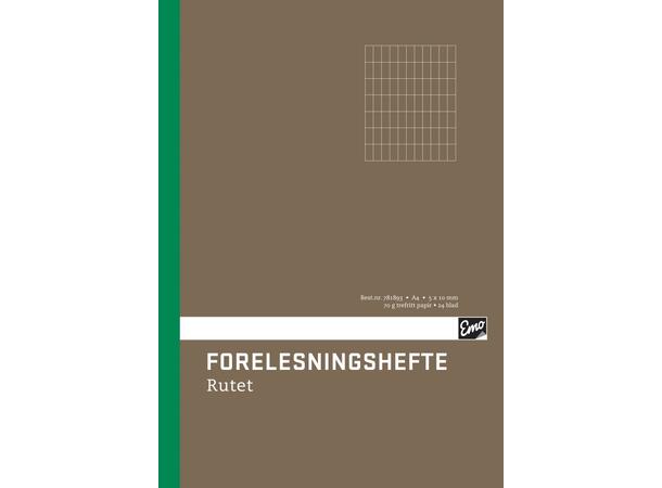 Forelesningshefte EMO A4 5x10 rut 24 bl 
